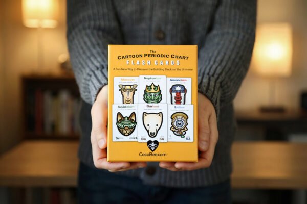 The Cartoon Periodic Chart Flash Cards